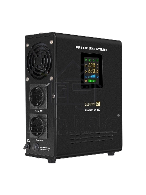 Источник бесперебойного питания (инвертор, синус, для котла, настенный) ExeGate FineSine SX-500.LCD.AVR.2SH <500VA/300W, чистая синусоида, цветной LCD-дисплей, AVR, 2*Schuko, линейно-интерактивный, внешняя батарея 12В до 200Ач (поставляется отдельно), кре