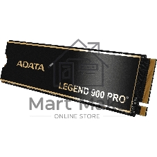 Накопитель SSD ADATA LEGEND 900 PRO, 1Tb, PCIe 4.0 x4, M.2 2280, NVMe, R/W 7400/6000