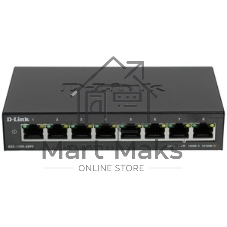 Коммутатор D-Link DGS-1100-08PV2/A4A, 8×1 Гбит/с, настраиваемый
