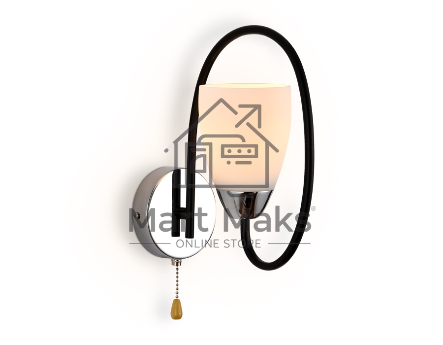 Светильник Ambrella light TR3134 BK/CH черный/хром E27 max 40W 320*100*230