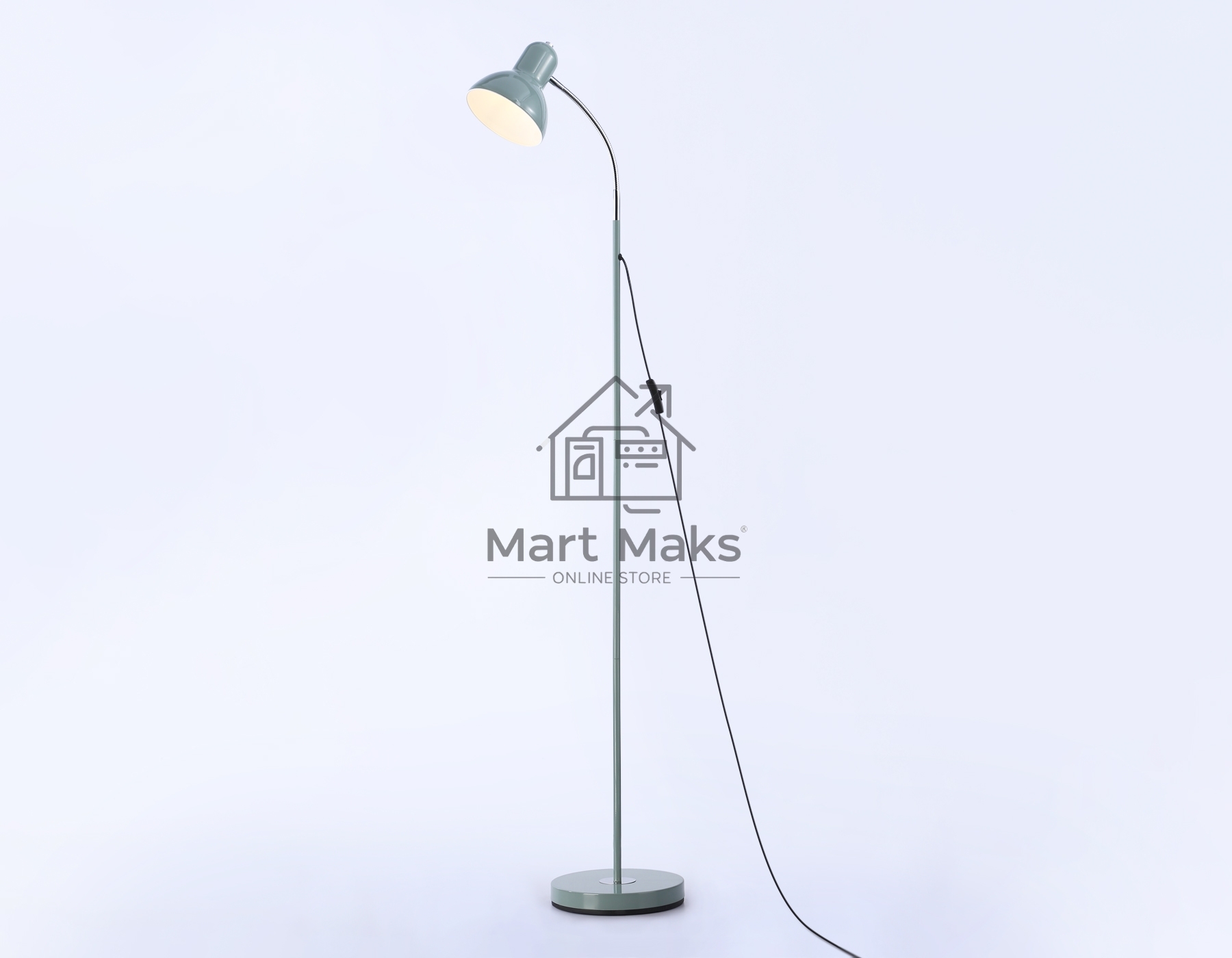 Светильник Ambrella light TR97662 GN зеленый  E27 max 40W D140*1450