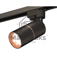 Светильник Ambrella light XT6302030 SBK/PPG черный песок/золото розовое полированное MR16 GU5.3