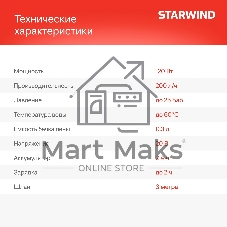 Минимойка Starwind SBW-25.20-2.1B 120Вт