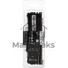 Оперативная память Kingston Fury Beast Black RGb, DDR5, 8Gb (1x8Gb), 5600MHz, CL36, DIMM, с радиатором, RGb, черный