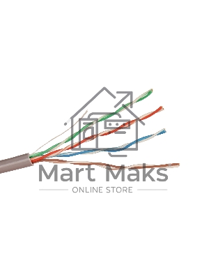 Кабель Exegate UTP EX264556RUS 4 пары кат.5e Exegate чистая 100% медь, бухта 305м, серый, PVC