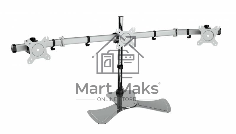 Кронштейн для мониторов Cactus CS-VM-MP330S-AL серебристый 15