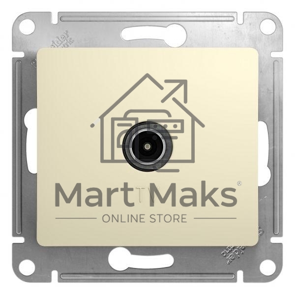 Механизм розетки TV 1-м СП Glossa 1DB беж. SchE GSL000291