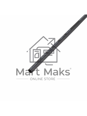 Термоусаживаемая трубка клеевая Rexant 4,0/1,0 мм, (4:1) черная, упаковка 10 шт. по 1 м