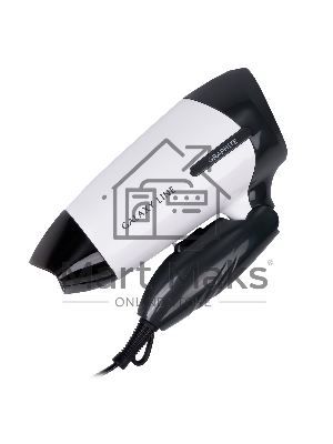 Фен для волос Galaxy Line GL 4344, белый, 1400 Вт, 2 скорости потока воздуха, складная ручка, подвесная петля