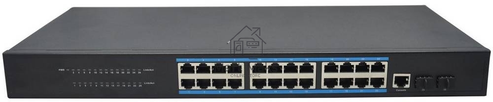 Коммутатор OSNOVO SW-72402/L2 Управляемый (L2+) гигабитный на 26 портов