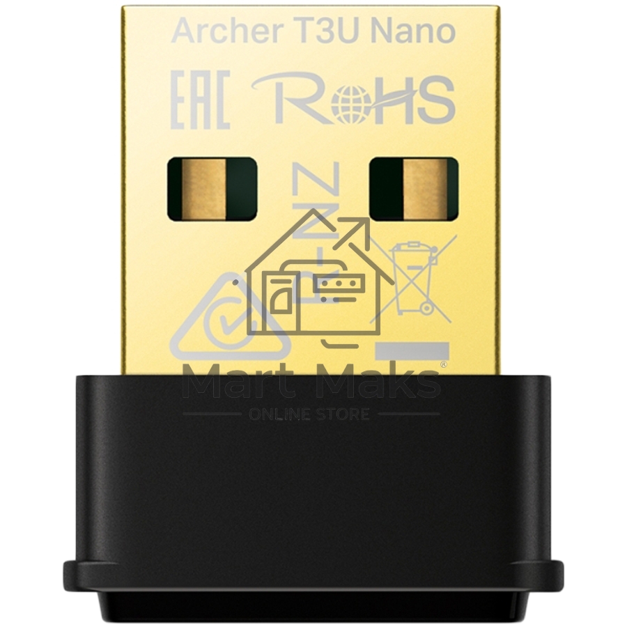 Ультракомпактный Wi-Fi USB-адаптер TP-Link Archer T3U Nano AC1300 с поддержкой MU-MIMO