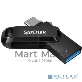 Флешка USB R/W R/W Sandisk 128Gb Ultra Dual Drive Go SDDDC3-128G-G46 USB3.1 черный