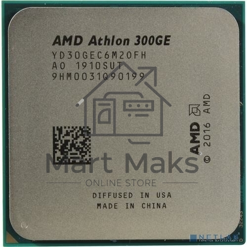 Процессор AMD Athlon 300GE 2C/4T (3.4GHz,5MB,35W,AM4) tray, with Radeon Vega Graphics