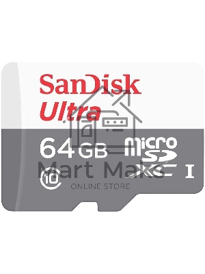 Флеш карта microSD 64Gb SanDisk microSDXC Class 10 Ultra UHS-I A1 140MB/s