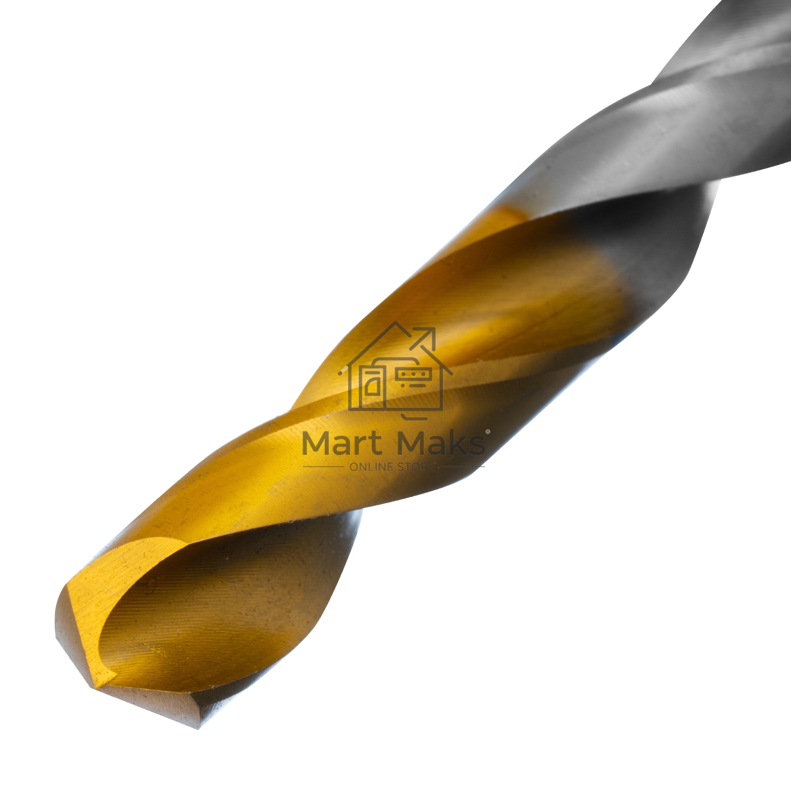 Сверло спиральное по металлу 10 x 133мм, Р6М5, Golden Tip Denzel
