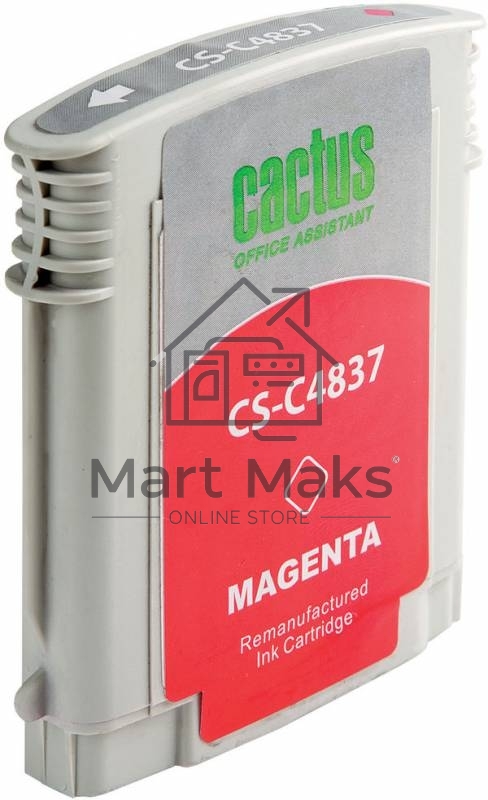 Картридж струйный Cactus CS-C4837 пурпурный (29 ml) для №11 HP 2000/2500/1000/1100/1200