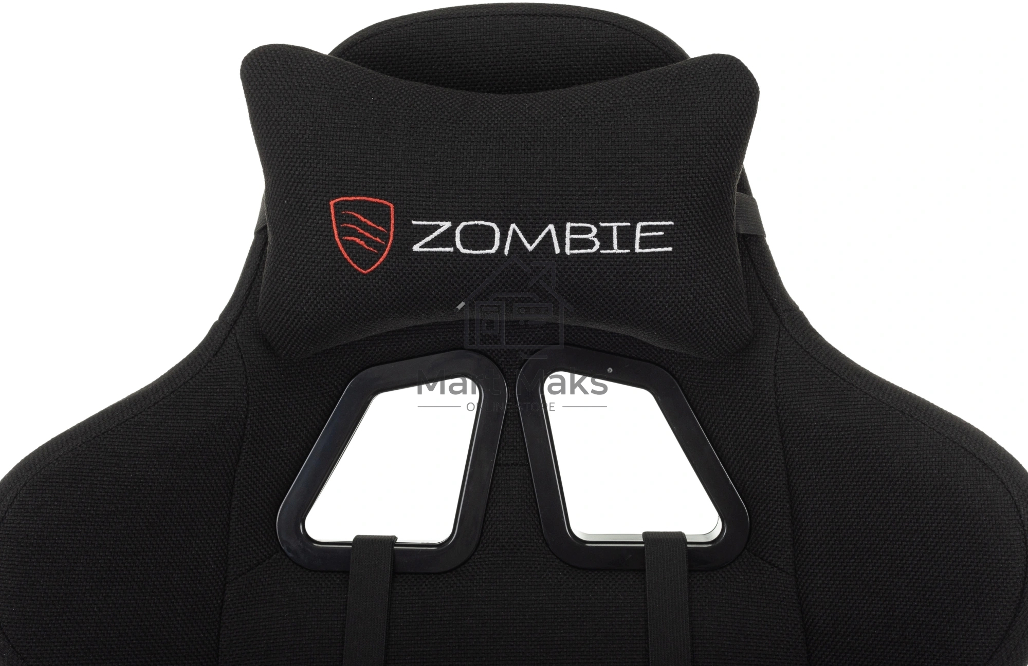 Кресло игровое Zombie Carry черный, крестов. пластик