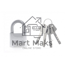 Замок навесной Matrix, хромированное покрытие 40 мм