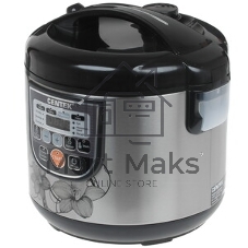 Мультиварка Centek CT-1498 Ceramic черный, сталь 700 Вт, 5.0л, КЕРАМИЧЕСКОЕ ПОКРЫТИЕ ЧАШИ, 10 пр-м.