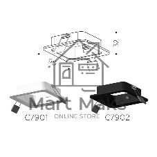 Корпус светильника C7901 SWH белый песок 90*90*H32mm MR16 GU5.3