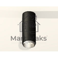 Светильник Ambrella Light XS6343004 SBK/MCH черный песок/хром матовый MR16 GU5.3 (C6343, N6123)