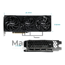 Видеокарта Palit GeForce RTX 5070 INFINITY 3, 12 GB GDDR7, 192 bit, 3xDisplayPort, HDMI, GPU 2325 MHz