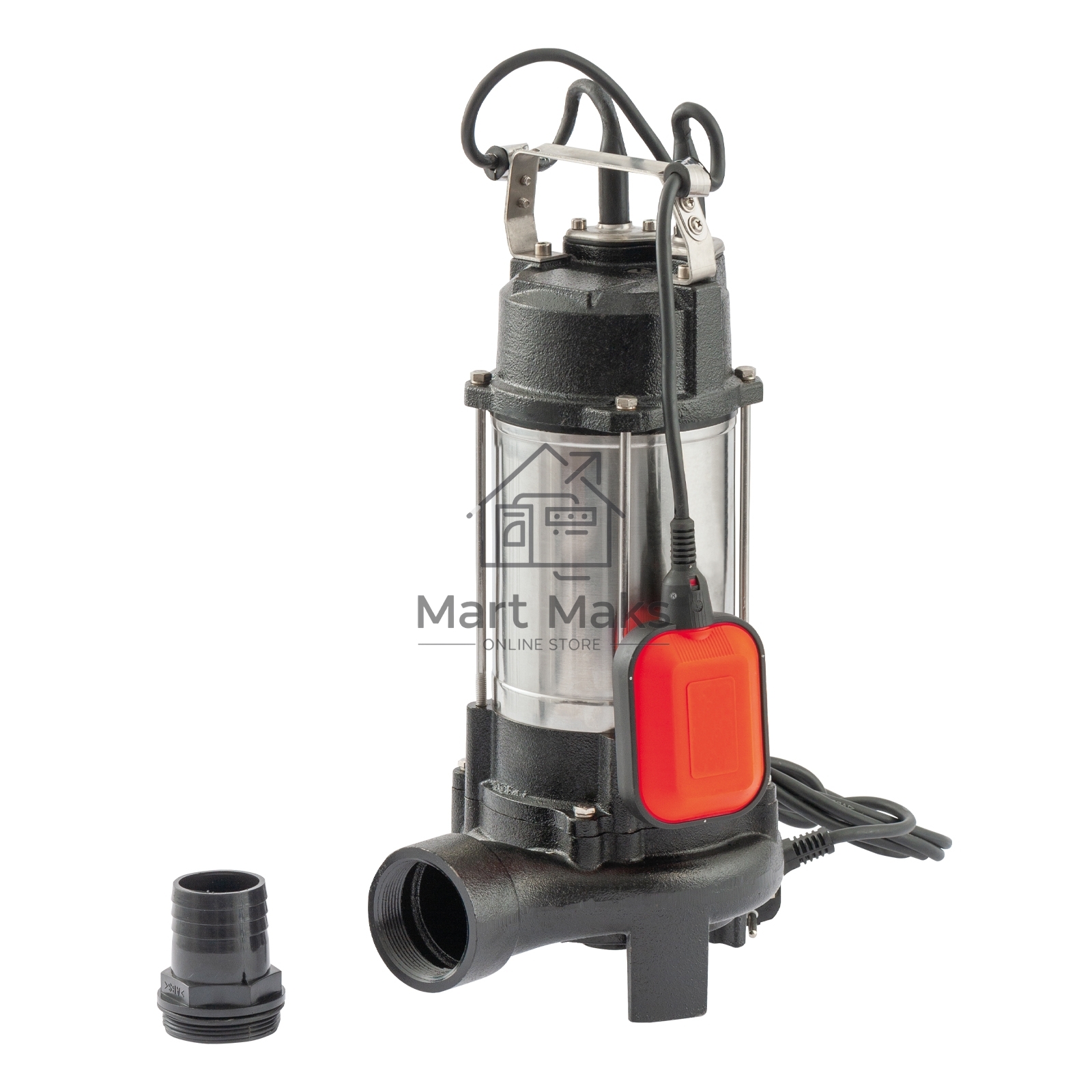 Фекальный насос MTX SP-1500B, 1500 Вт, напор 19 м, 25000 л/ч, нож 99815