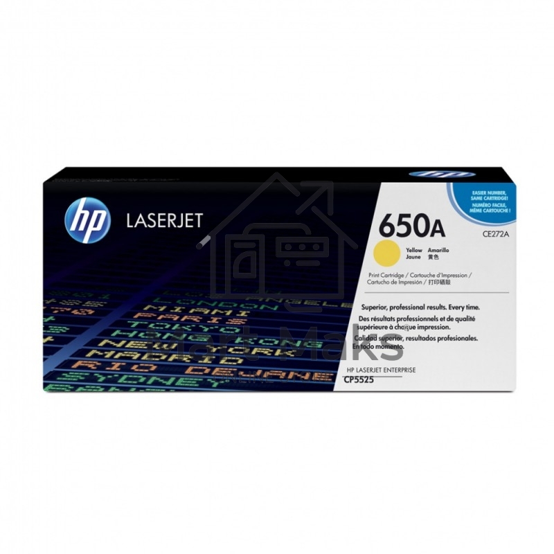 Картридж лазерный HP CE272A желтый для CLJ CP5520/5525 15000стр.