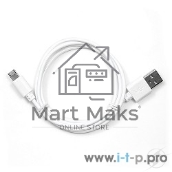 Кабель USB 2.0 Pro Cablexpert CC-mUSB2-AMBM-1MW, AM/microBM 5P, 1м, экран, белый, пакет