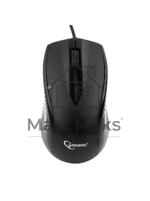 Мышь проводная Gembird MUSOPTI9-905U черный, 1000 dpi, USB, кнопки - 3
