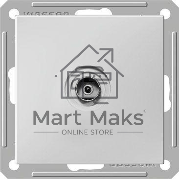 Механизм коннектора TV антены 1-м СП W59 оконечная без рамки бел. SchE RTS-151-1-86