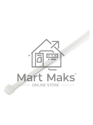 Стяжка нейлоновая Hyperline GT-300IC неоткрывающаяся, безгалогенная (halogen free), 300x3.6мм, (100 шт)