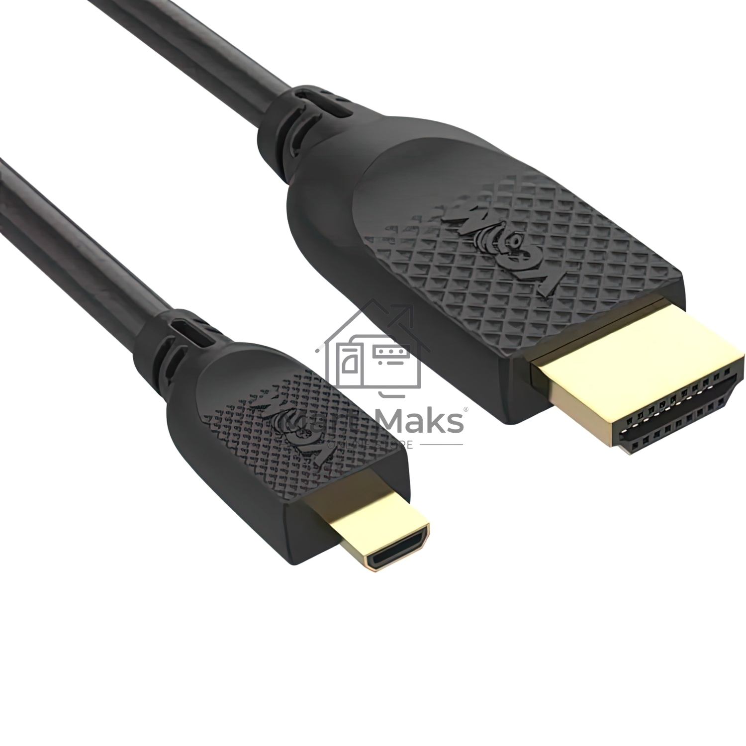 Кабель HDMI-19M --MicroHDMI-19M ver 2.0 1.8m VCOM <CG587-1.8M>