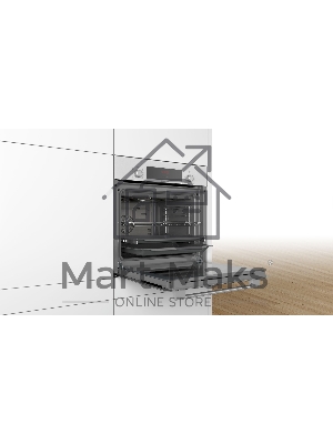 Духовой шкаф Bosch HBF534EW0Q Встраиваемый электрический духовой шкаф 60 x 60 cm белый, 66 л, Размеры прибора (мм) 595 x 594 x 548 mm