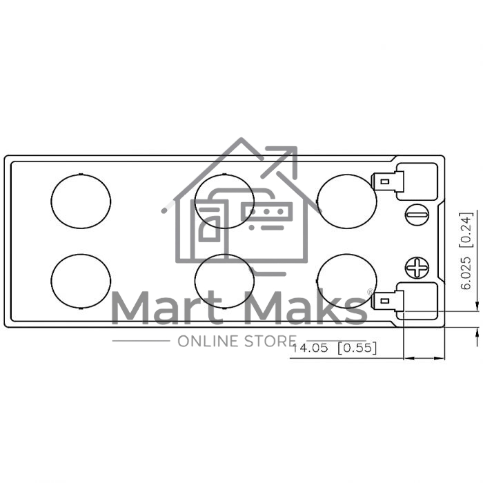 Аккумулятор CSB GPL1272 F2FR (12V 7.2Ah )