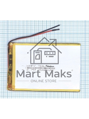 Аккумулятор Li-Pol (батарея) 3*62*92мм 2pin 3.7V/3000mAh Аккумулятор Li-Pol (батарея) 3*62*92мм 2pin 3.7V/3000mAh