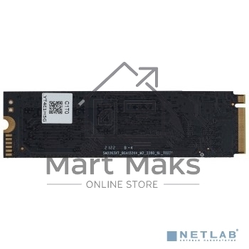 Накопитель SSD Digma Run S9, 512Gb, SATA III, M.2 2280, R/W 520/475