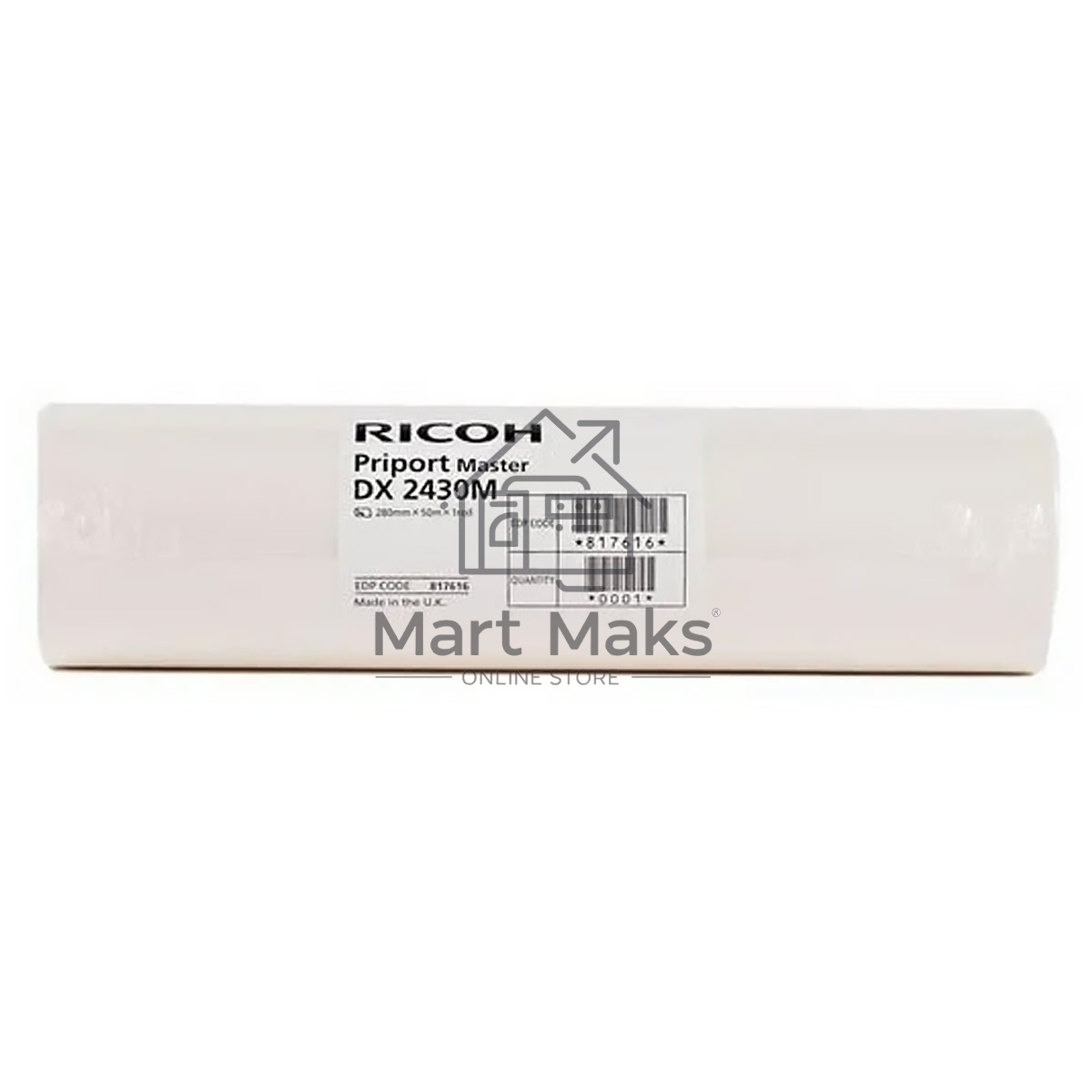 Мастер-плёнка для дупликатора Ricoh тип 2430M (1 рулон В4)