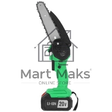 Пила цепная аккумуляторная бесщеточная Zitrek GreenSaw 20 Extra power [082-1851-1] 20В, 4,0А·ч Li-ion аккум. 1шт, ЗУ