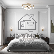 302002/8 / потолочная люстра /латунь Smart