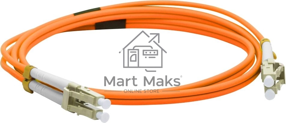 Кабель Патч-корд Lanmaster LAN-2LC-2LC/OM2-3.0 2x50/125 OM2 LC дуплекс-LC дуплекс 3м LSZH оранжевый