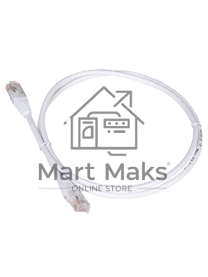 Патч-корд Lanmaster TWT UTP кат.5e, с заливными колпачками, 1.5 м, белый