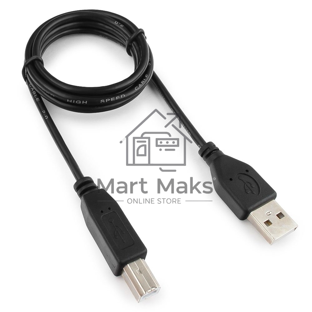 Кабель Гарнизон Кабель USB 2.0, AM/BM, 1м, пакет (GCC-USB2-AMBM-1M)