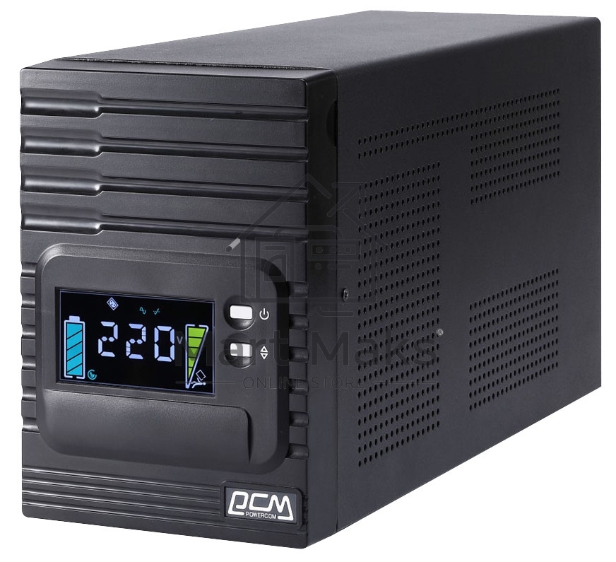 Источник бесперебойного питания Powercom Smart King Pro+ SPT-2000-II LCD 1600Вт 2000ВА черный