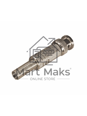 Разъем штекер BNC под пайку с пружиной металл (универсальный) Rexant