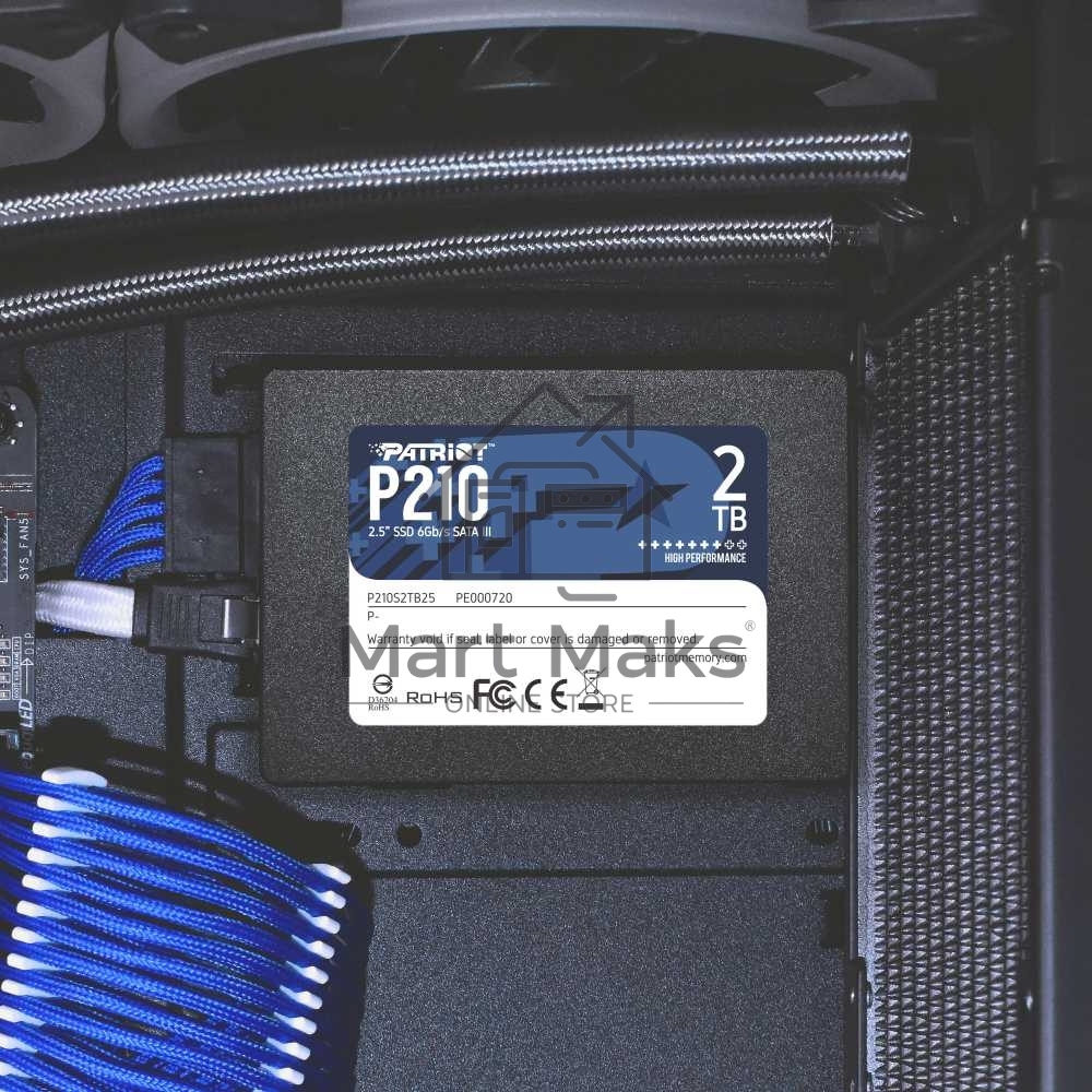 Накопитель SSD Patriot P210, 2TB, SATA III, 2.5