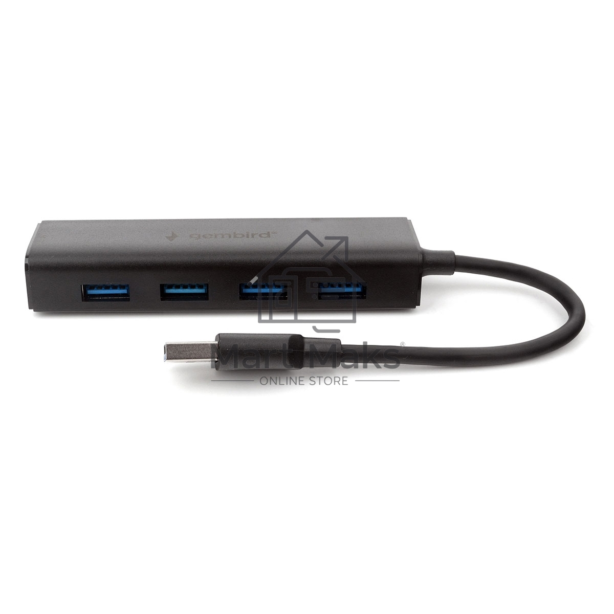 Концентратор USB 3.0 Gembird UHB-C354, 4 порта, с доп питанием