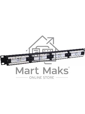 Патч-панель  NTSS-PP-1U-24-UTP-RJ45-6-D 19