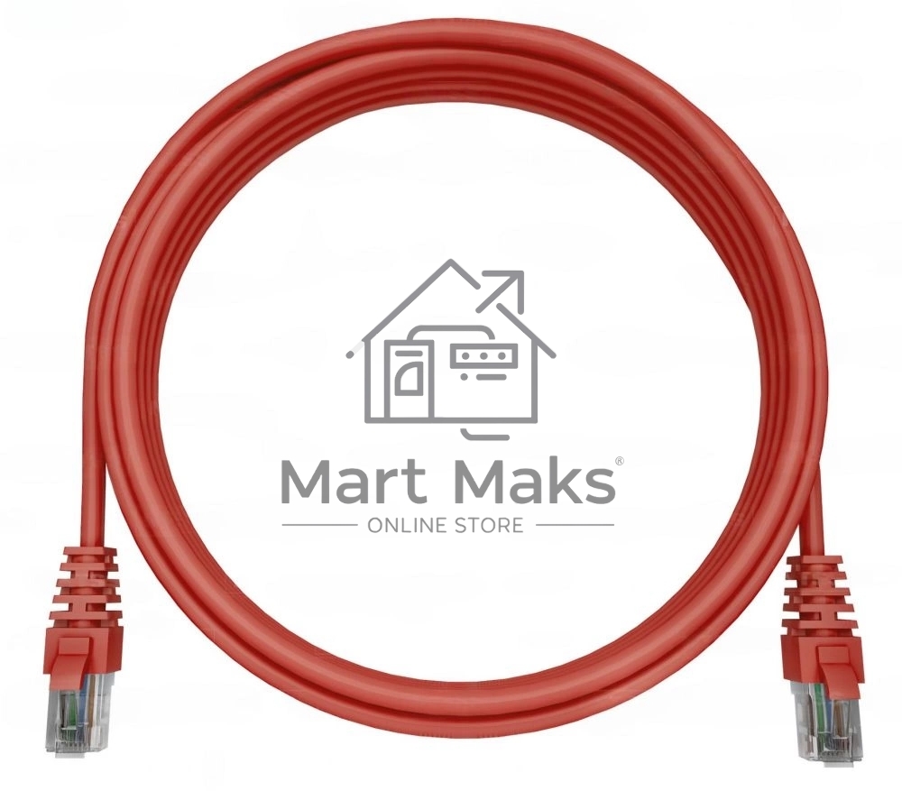 Патч-корд NTSS NTSS-PC-UTP-RJ45-5e-0.3-LSZH-RD NTSS-PC-UTP-RJ45-5E-0.3-LSZH UTP RJ-45 вил.-вилка RJ-45 кат.5E 0.3м красный LSZH (уп.:1шт)