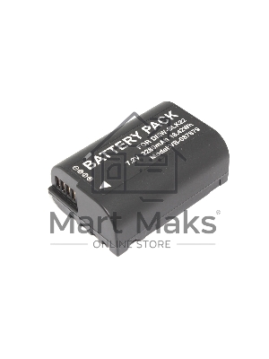 Аккумуляторная батарея для фотоаппарата Panasonic Lumix DC-S5, Lumix GH5 7,2V 2280mAh